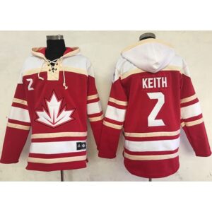 6861ab43422c6_1 Team CA. #2 Duncan Keith Red Sawyer Hooded Sweatshirt 2016 World Cup Stitched NHL Jersey