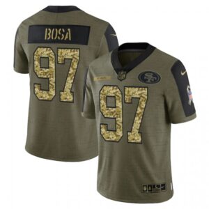 6861ab9c5896f_1 Men's San Francisco 49ers #97 Nick Bosa 2021 Olive Camo Salute To Service Limited Stitched Jersey