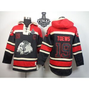 6861aba28a1e3_1 Blackhawks #19 Jonathan Toews Black Sawyer Hooded Sweatshirt 2015 Stanley Cup Stitched NHL Jersey