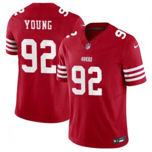 6861abbb50a51_1 Men's San Francisco 49ers #92 Chase Young Red 2023 F.U.S.E. Stitched Football Jersey