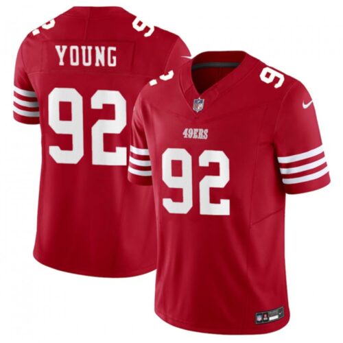 6861abbb50a51_1 Men's San Francisco 49ers #92 Chase Young Red 2023 F.U.S.E. Stitched Football Jersey