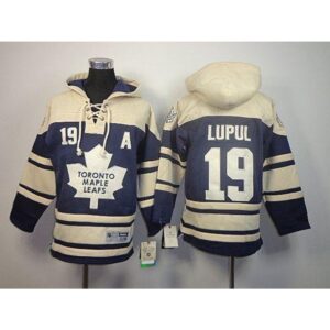 6861abf26669f_1 Maple Leafs #19 Joffrey Lupul Blue Sawyer Hooded Sweatshirt Stitched Youth NHL Jersey