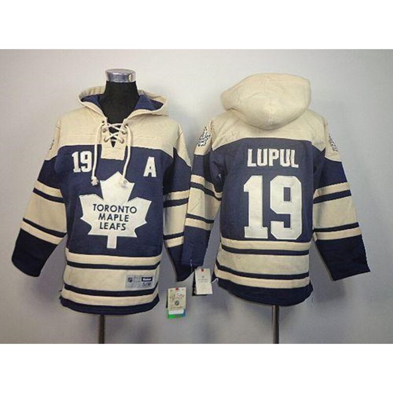 6861abf26669f_1 Maple Leafs #19 Joffrey Lupul Blue Sawyer Hooded Sweatshirt Stitched Youth NHL Jersey