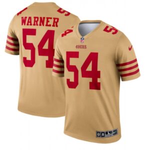 6861ac42bc645_1 Men's San Francisco 49ers #54 Fred Warner 2022 New Gold Inverted Legend Stitched Football Jersey