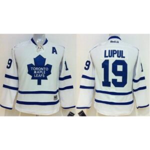 6861acf3c7689_1 Maple Leafs #19 Joffrey Lupul White Stitched Youth NHL Jersey