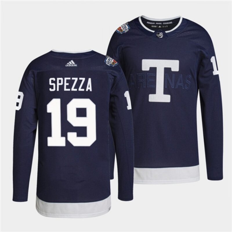 6861acffeb54b_1 Men's Toronto Maple Leafs #19 Jason Spezza 2022 Heritage Classic Navy Stitched Jersey
