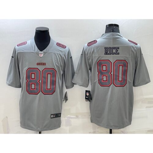6861ad1b2342c_1 Men's San Francisco 49ers #80 Jerry Rice Grey Atmosphere Fashion Stitched Jersey