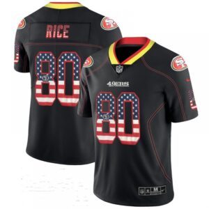 6861ad57159b3_1 Men's San Francisco 49ers #80 Jerry Rice Black USA Flag Color Rush Limited Fashion Stitched NFL Jersey