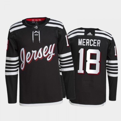 6861ad8e1134e_1 Men's New Jersey Devils #18 Dawson Mercer 2021/22 Black Stitched Jersey