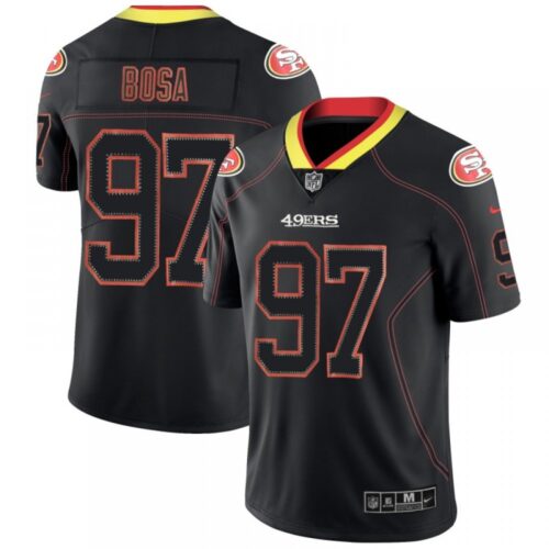 6861adca182bb_1 Men's San Francisco 49ers #97 Nick Bosa Black Lights Out NFL Limited Stitched NFL Jersey