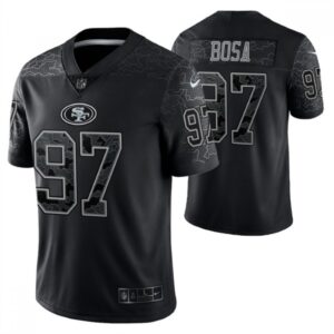 6861add6b904b_1 Men's San Francisco 49ers #97 Nick Bosa Black Reflective Limited Stitched Football Jersey