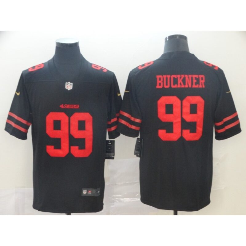 6861addd03a18_1 Men's San Francisco 49ers #99 DeForest Buckner Black Vapor Untouchable Limited Stitched NFL Jersey