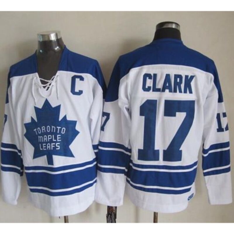 6861ade839f2f_1 Maple Leafs #17 Wendel Clark White CCM Throwback Third Stitched NHL Jersey