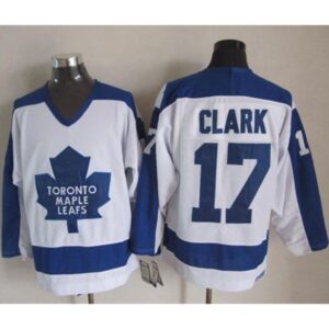 6861adeb48764_1 Maple Leafs #17 Wendel Clark White/Blue CCM Throwback Stitched NHL Jersey