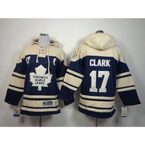 6861adfa68647_1 Maple Leafs #17 Wendel Clark Blue Sawyer Hooded Sweatshirt Stitched Youth NHL Jersey