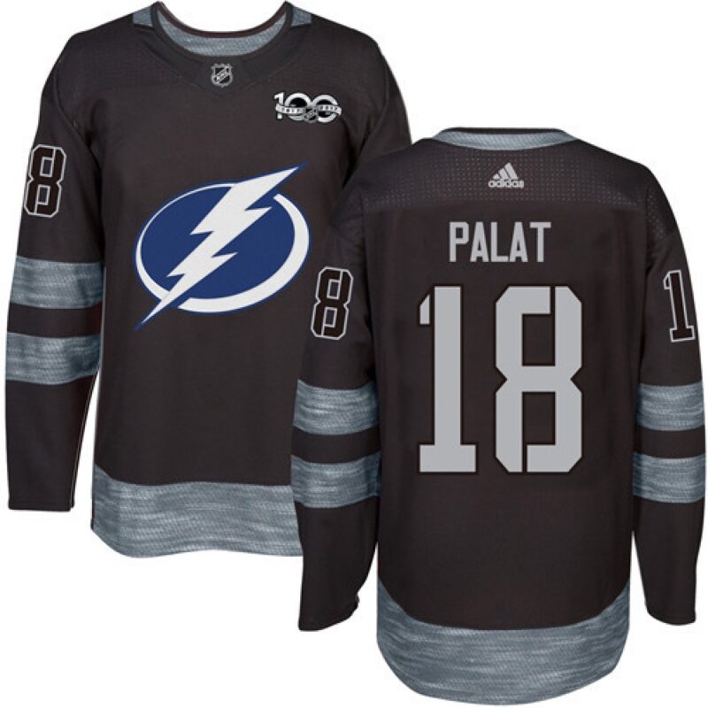 6861ae41b97d4_1 Lightning #18 Ondrej Palat Black 1917-2017 100th Anniversary Stitched NHL Jersey