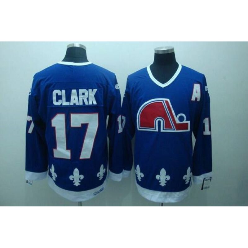 6861ae4bcd11f_1 Nordiques #17 Wendel Clark Stitched CCM Throwback Blue NHL Jersey