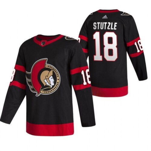 6861ae58b132f_1 Men's Ottawa Senators #18 Tim Stutzle 2021 Black Stitched Home Jersey