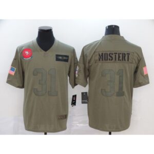 6861ae5ae8baa_1 Men's San Francisco 49ers #31 Raheem Mostert Camo Salute To Service Limited Stitched NFL Jersey