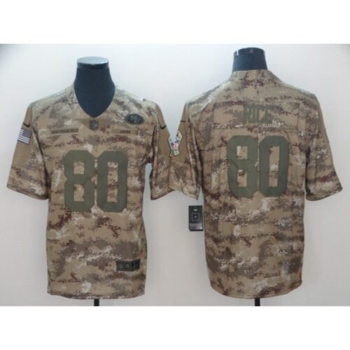 6861ae60e777d_1 Men's San Francisco 49ers #80 Jerry Rice 2018 Camo Salute To Service Limited Stitched NFL Jersey