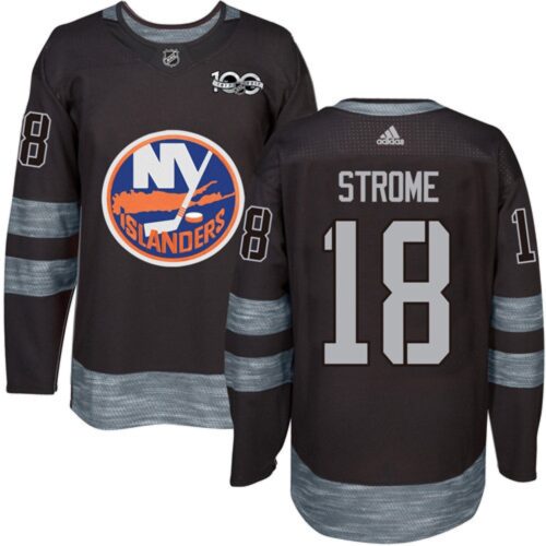 6861ae61d34a9_1 Islanders #18 Ryan Strome Black 1917-2017 100th Anniversary Stitched NHL Jersey
