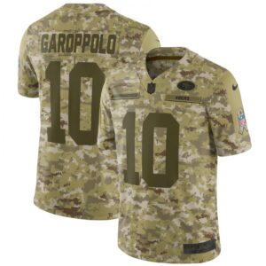 6861ae72764a3_1 Men's San Francisco 49ers #10 Jimmy Garoppolo 2018 Camo Salute to Service Limited Stitched NFL Jersey