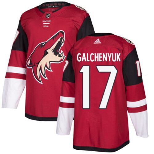 6861ae7e46e8a_1 Men's Arizona Coyotes #17 Alex Galchenyuk Burgundy Red 2018 Season Home Stitched NHL Jersey