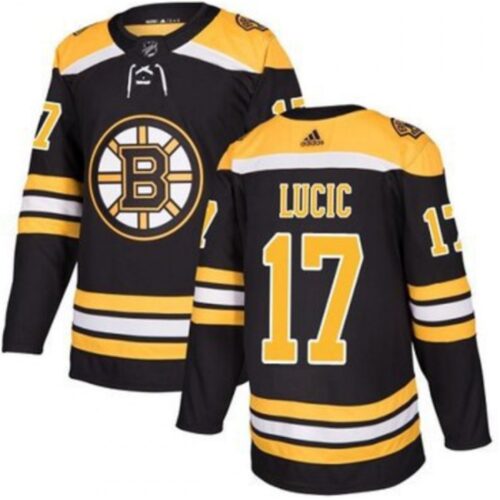 6861ae9e478b1_1 Men's Boston Bruins #17 Milan Lucic Black Stitched Jersey