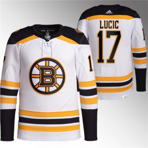 6861aeae4ae79_1 Men's Boston Bruins #17 Milan Lucic White Stitched Jersey