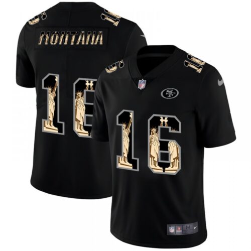 6861af0921fe0_1 Men's San Francisco 49ers #16 Joe Montana 2019 Black Statue Of Liberty Limited Stitched NFL Jersey