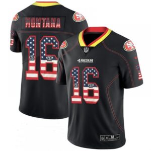 6861af0f16739_1 Men's San Francisco 49ers #16 Joe Montana Black USA Flag Color Rush Limited Fashion NFL Jersey
