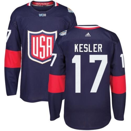 6861af1278de9_1 Team USA #17 Ryan Kesler Navy Blue 2016 World Cup Stitched Youth NHL Jersey