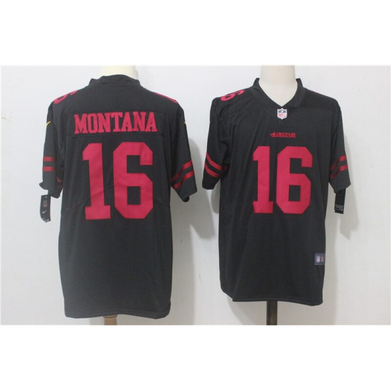 6861af17eb2d1_1 Men's San Francisco 49ers #16 Joe Montana Black Alternate Stitched NFL Vapor Untouchable Limited Jersey
