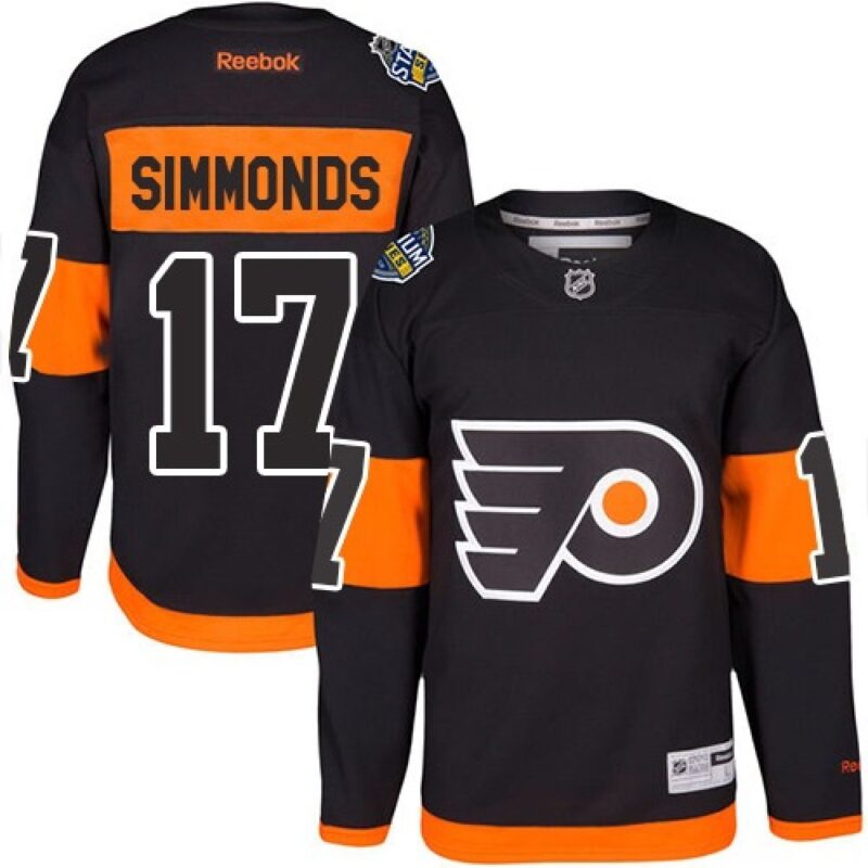 6861af1e57437_1 Flyers #17 Wayne Simmonds Black 2017 Stadium Series Stitched Youth NHL Jersey