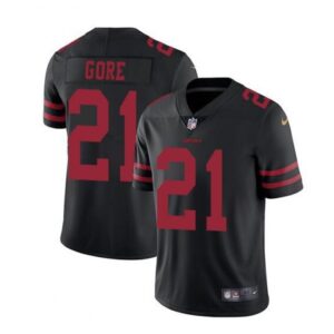 6861af36717b1_1 Men's San Francisco 49ers #21 Frank Gore Black Vapor Untouchable Limited Stitched Jersey
