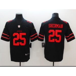 6861af41dd83c_1 Men's San Francisco 49ers #25 Richard Sherman Black Vapor Untouchable Limited Stitched NFL Jersey
