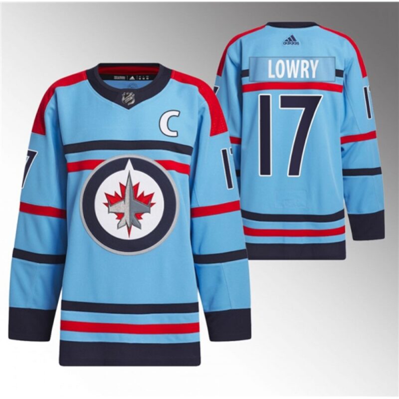 6861af4a037d9_1 Men's Winnipeg Jets #17 Adam Lowry Light Blue Anniversary Primegreen Stitched Jersey