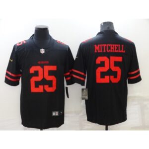 6861af4a8b65d_1 Men's San Francisco 49ers #25 Eli Mitchell Black Vapor Untouchable Limited Stitched Jersey