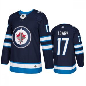 6861af4d4ed27_1 Men's Winnipeg Jets #17 Adam Lowry Navy Stitched Jersey