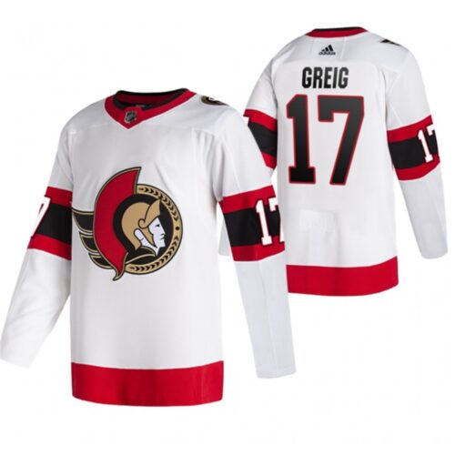 6861af5a3cae8_1 Men's Ottawa Senators #17 Zack MacEwen White Stitched Jersey