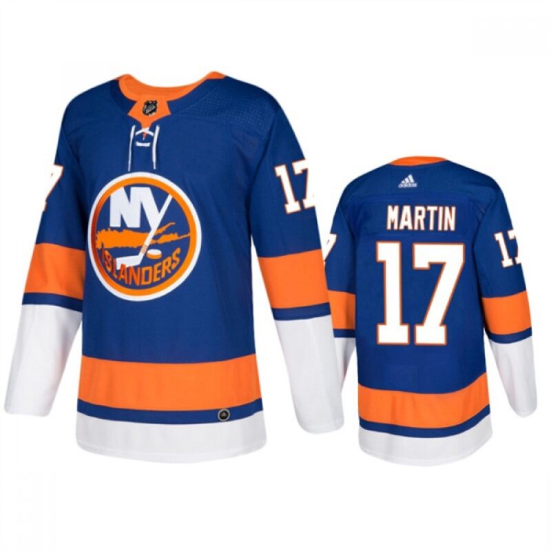 6861af5d55a0b_1 Men's New York Islanders #17 Matt Martin Royal Stitched Jersey