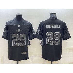 6861af5f8883e_1 Men's San Francisco 49ers #29 Talanoa Hufanga Black Reflective Limited Stitched Football Jersey