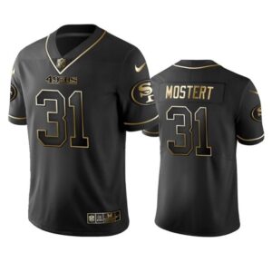 6861af68a1470_1 Men's San Francisco 49ers #31 Raheem Mostert Black Golden Limited Stitched NFL Jersey
