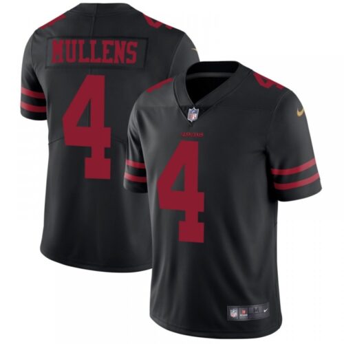 6861af71c0bfd_1 Men's San Francisco 49ers #4 Nick Mullens Black Vapor Untouchable Limited Stitched NFL Jersey