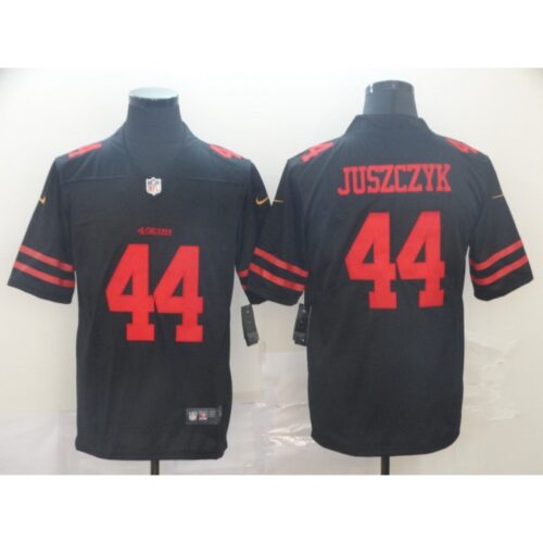 6861af809b972_1 Men's San Francisco 49ers #44 Kyle Juszczyk Black Vapor Untouchable Limited Stitched NFL Jersey