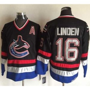 6861af8d7b2df_1 Canucks #16 Trevor Linden Black/Blue CCM Throwback Stitched NHL Jersey