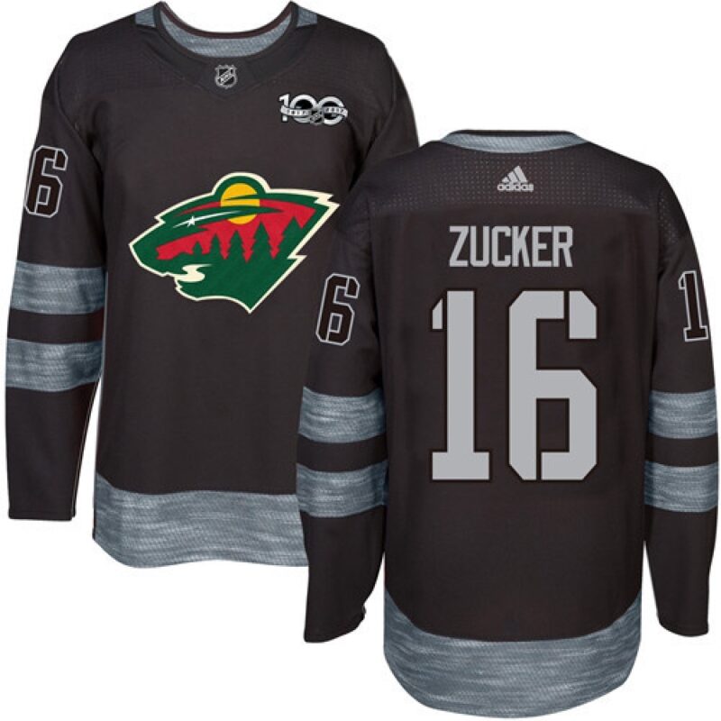 6861afaaa497f_1 Wild #16 Jason Zucker Black 1917-2017 100th Anniversary Stitched NHL Jersey