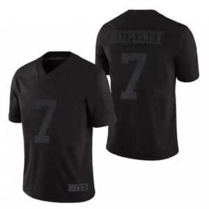 6861afb6d2047_1 Men's San Francisco 49ers #7 Colin Kaepernick Black monochromatic Icon Limited Stitched Jersey