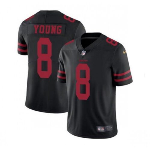 6861afcf16414_1 Men's San Francisco 49ers #8 Steve Young Black Vapor Untouchable Limited Stitched Jersey
