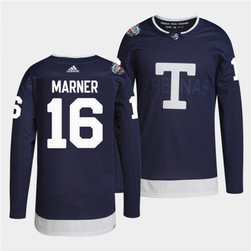 6861afe9de0f1_1 Men's Toronto Maple Leafs #16 Mitchell Marner 2022 Heritage Classic Navy Stitched Jersey